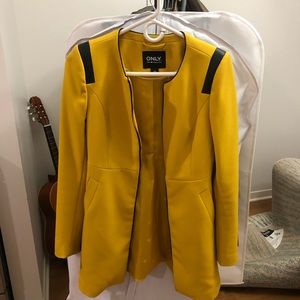 Only Mustard Yellow Trench Coat
